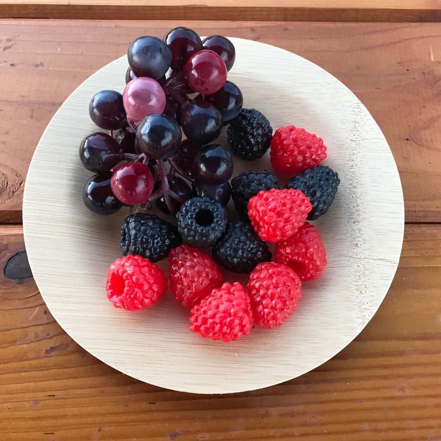 Round Lightweight Biodegradable Bamboo Plate