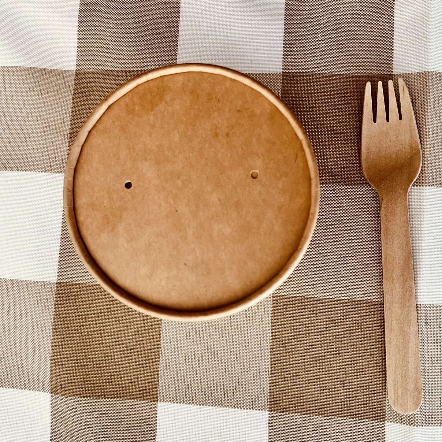 12 Ounce Biodegradable Kraft Paper Soup Container