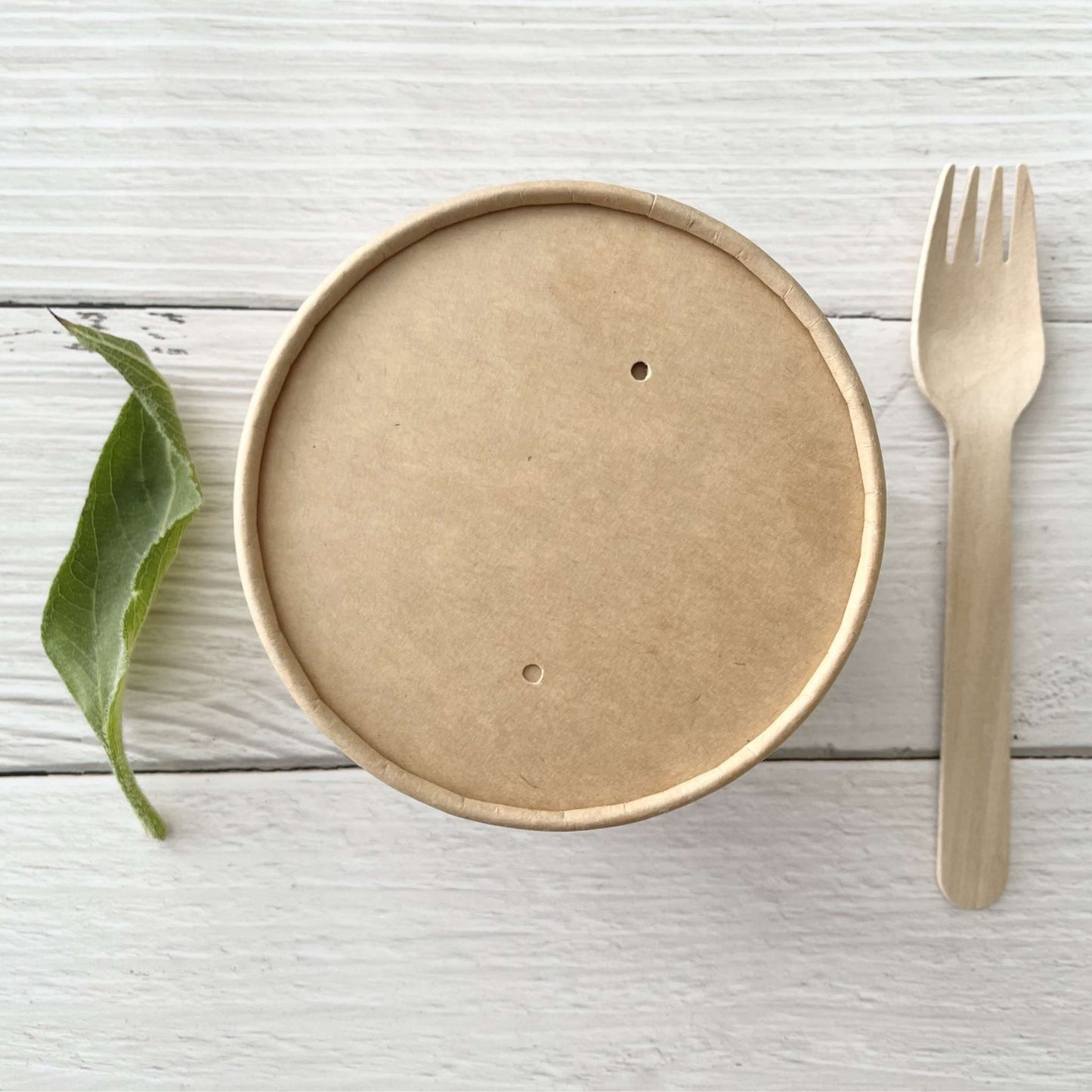 12 Ounce Biodegradable Kraft Paper Soup Container