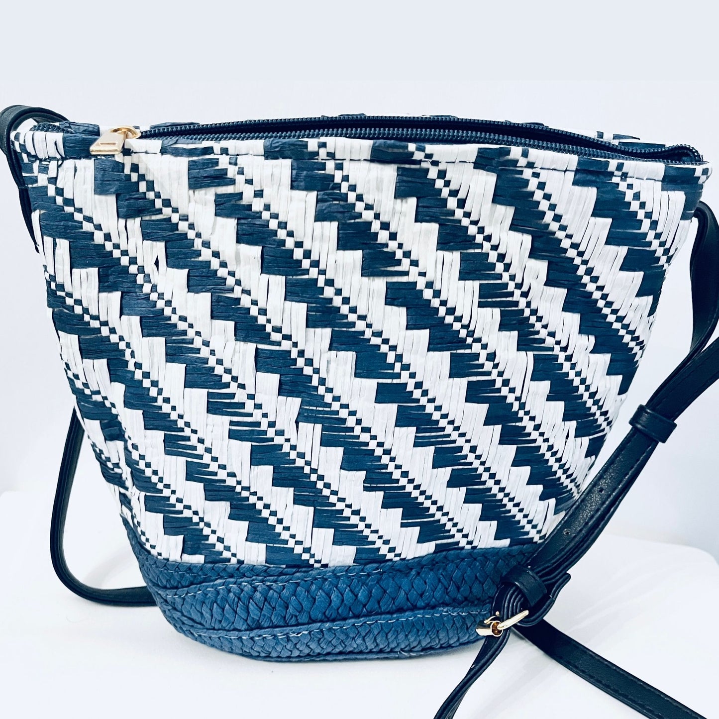 Nautical Woven Shoulder Bag