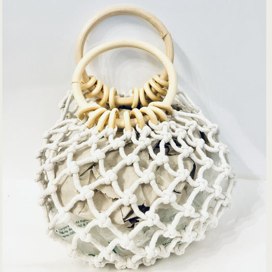 Mini Beach Knit Handbag