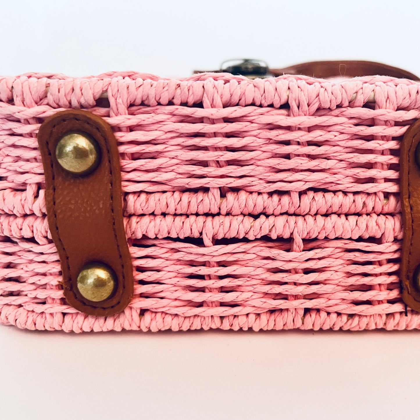 Pink EcoChic Woven Purse