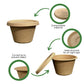 4 ounce Biodegradable Dip Bowl with Lid