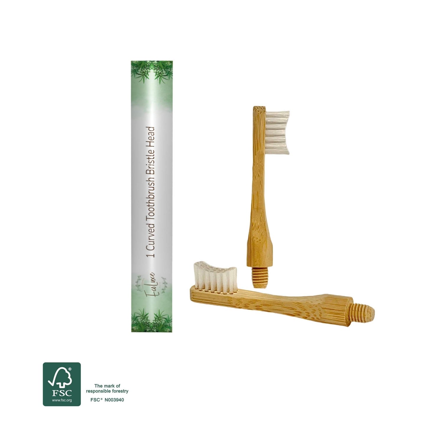 Bamboo Toothbrush Sustainable Bristle Adult Size 4 shapes