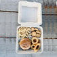Clamshell 3-compartment container 9" x 9"
