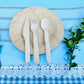Disposable Biodegradable 3 piece Bamboo Cutlery Package (Spoon, Fork, Knife)