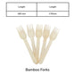 Disposable Biodegradable Bamboo Fork 170MM