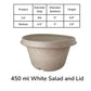 450ml Compostable White Salad Rice Bowl container